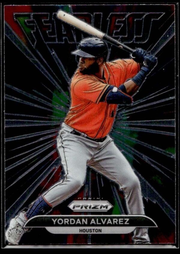 2022 Panini Prizm Fearless Houston Astros #FL-16 Yordan Alvarez