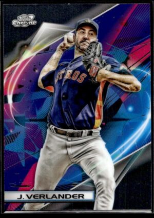 2022 Topps Chrome Houston Astros #64 Justin Verlander