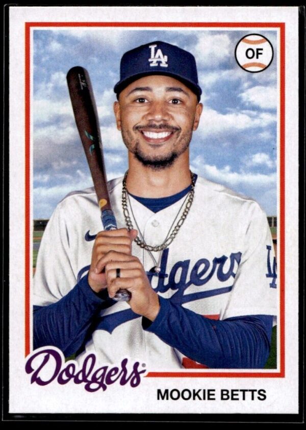 _10 2022 Topps Archives Los Angeles Dodgers #166 Mookie Betts