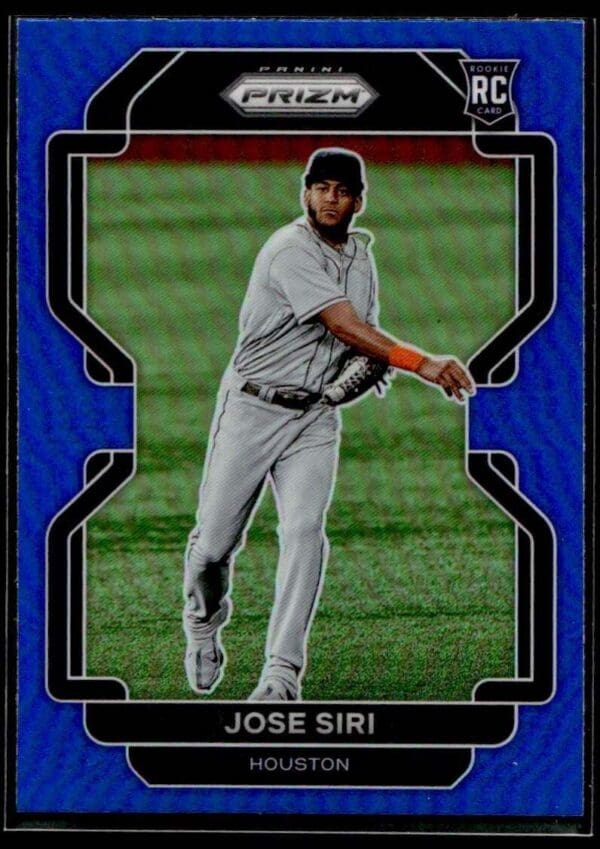 2022 Panini Prizm Houston Astros #15 Jose Siri RC Rookie Blue