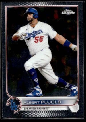 _10 2022 Topps Chrome Los Angeles Dodgers #84 Albert Pujols