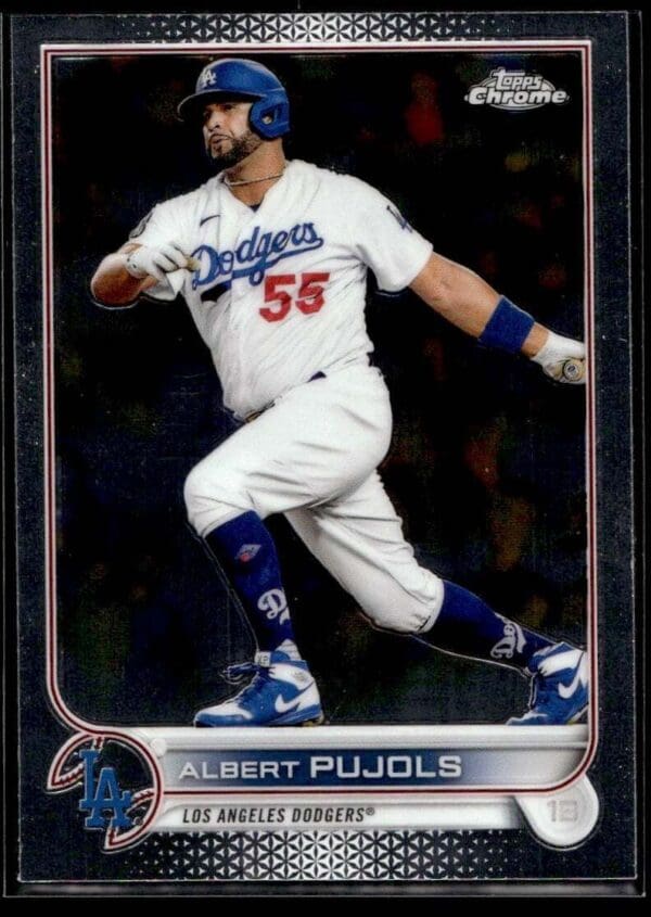 2022 Topps Chrome Los Angeles Dodgers #84 Albert Pujols