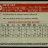 2021 Topps Chrome Platinum Anniversary Los Angeles Dodgers #690 Steve Sax Autogr
