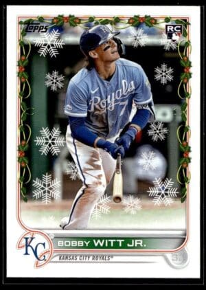 2022 Topps Holiday Kansas City Royals #HW150 Bobby Witt Jr. RC Rookie