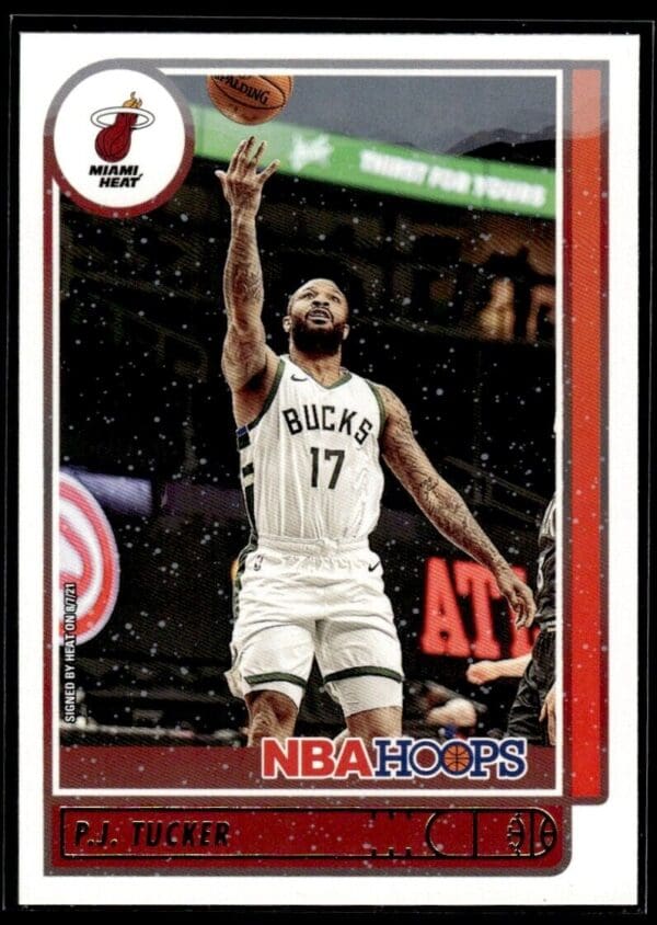 2021 NBA Hoops Winter Edition Miami Heat #133 P.J. Tucker