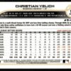 2022 Topps Chrome Milwaukee Brewers #106 Christian Yelich Logofractor