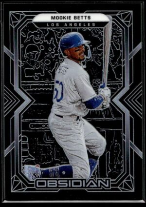 _10 2022 Panini Obsidian Los Angeles Dodgers #51 Mookie Betts
