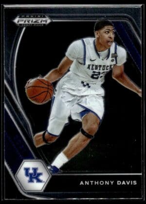 2021 Panini Prizm Draft Picks Kentucky Wildcats #58 Anthony Davis