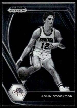 2021 Panini Prizm Draft Picks Gonzaga Bulldogs #87 John Stockton