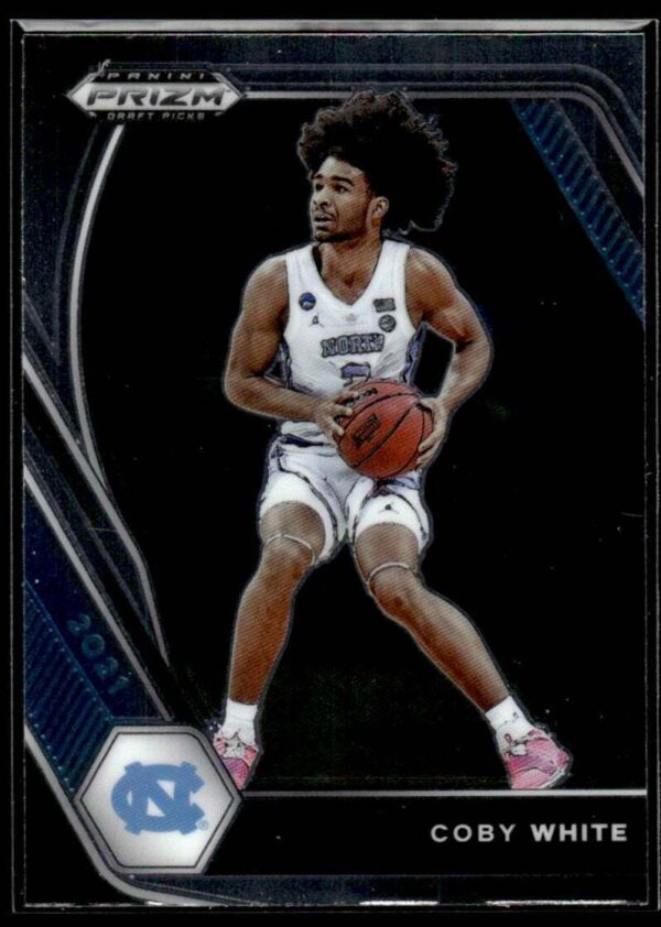 2021 Panini Prizm Draft Picks North Carolina Tar Heels #35 Coby White