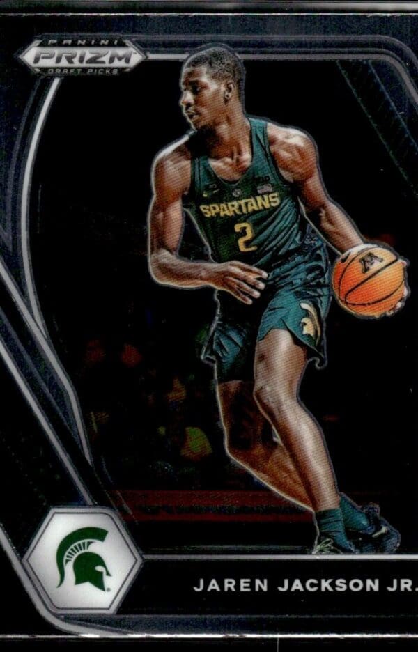 _10 2021 Panini Prizm Draft Picks Michigan State Spartans #31 Jaren Jackson Jr.
