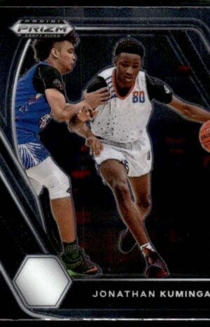 2021 Panini Prizm Draft Picks Golden State Warriors #5 Jonathan Kuminga RC