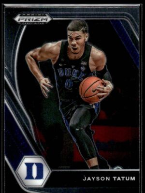 2021 Panini Prizm Draft Picks Duke Blue Devils #61 Jayson Tatum
