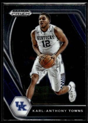 2021 Panini Prizm Draft Picks Kentucky Wildcats #67 Karl-Anthony Towns