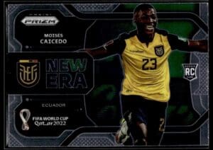 2022 Panini Prizm FIFA World Cup Qatar Ecuador #23 Moises Caicedo RC Rookie