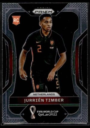 2022 Prizm FIFA World Cup Qatar Netherlands #156 Jurrien Timberlake RC