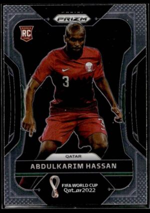 2022 Panini Prizm FIFA World Cup Qatar Qatar #184 Abdulkarim Hassan RC Rookie