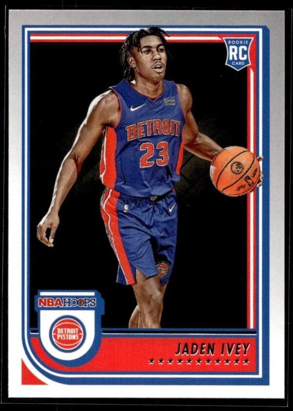2022 NBA Hoops Detroit Pistons #235 Jaden Ivey RC Rookie