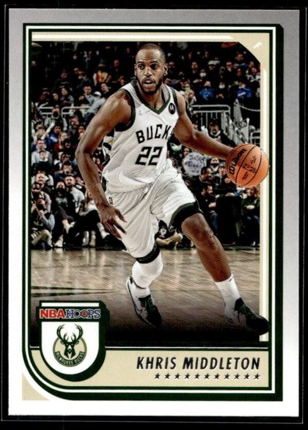 2022 NBA Hoops Milwaukee Bucks #45 Khris Middleton