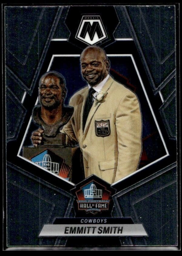 _10 2023 Panini Mosaic Dallas Cowboys #280 Emmitt Smith Pro Football Hall of Fame