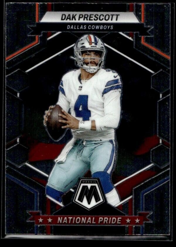 2023 Panini Mosaic Dallas Cowboys #259 Dak Prescott National Pride