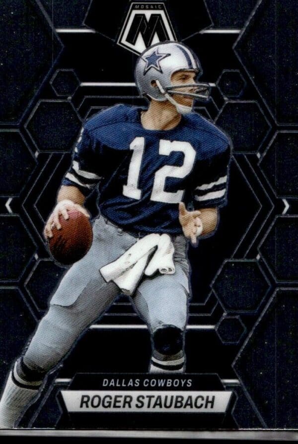 _10 2023 Panini Mosaic Dallas Cowboys #63 Roger Staubach