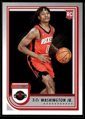 2022 NBA Hoops Houston Rockets #258 TyTy Washington Jr. RC Rookie