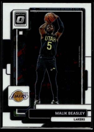 _10 2022 Donruss Optic Los Angeles Lakers #66 Malik Beasley