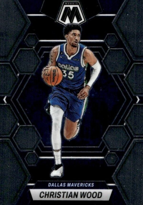 _10 2022 Panini Mosaic Dallas Mavericks #125 Christian Wood