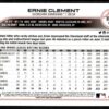 2022 Topps Holiday Cleveland Guardians #HW11 Ernie Clement RC Rookie