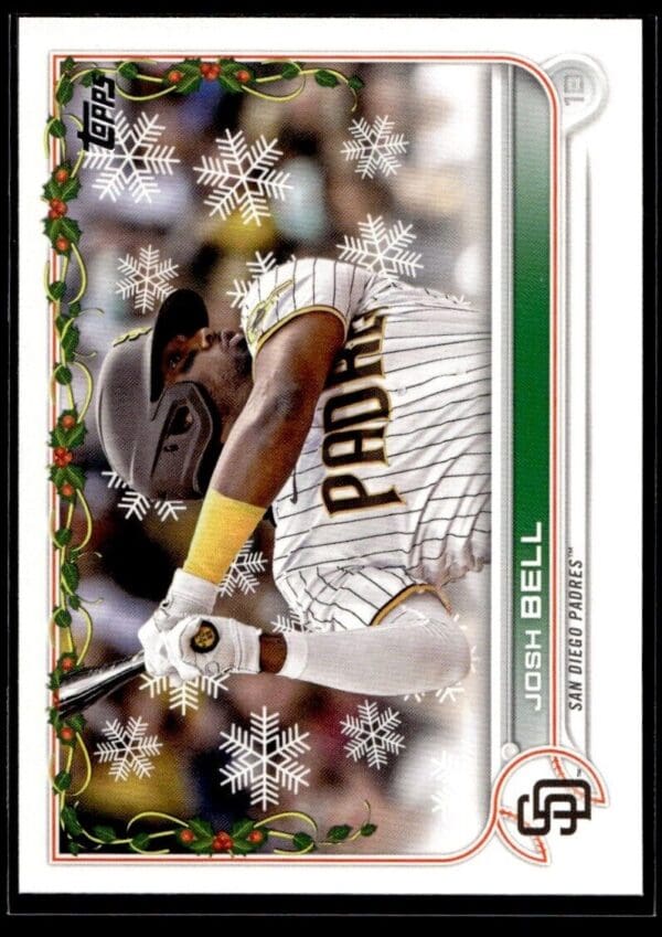 _10 2022 Topps Holiday San Diego Padres #HW73 Josh Bell