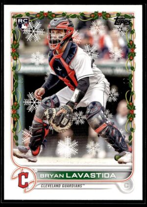 2022 Topps Holiday Cleveland Guardians #HW17 Bryan Lavastida RC Rookie