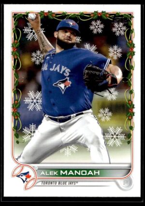 2022 Topps Holiday Toronto Blue Jays #HW71 Alek Manoah