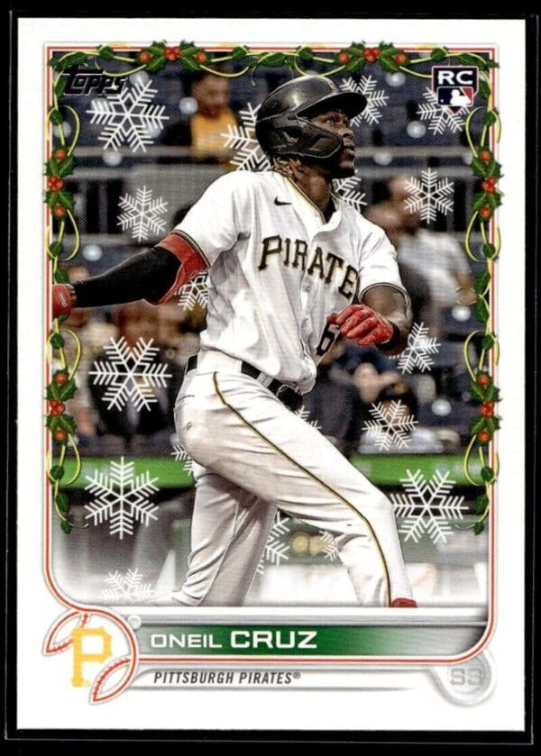 2022 Topps Holiday Pittsburgh Pirates #HW173 Oneil Cruz RC Rookie