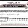 2022 Topps Holiday Cleveland Guardians #HW21 Steven Kwan RC Rookie