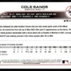 2022 Topps Holiday Minnesota Twins #HW37 Cole Sands RC Rookie