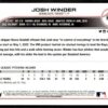 2022 Topps Holiday Minnesota Twins #HW140 Josh Winder RC Rookie