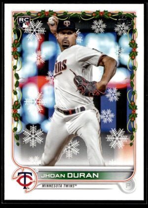 2022 Topps Holiday Minnesota Twins #HW195 Jhoan Duran RC Rookie