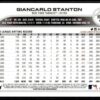 2022 Topps Holiday New York Yankees #HW102 Giancarlo Stanton
