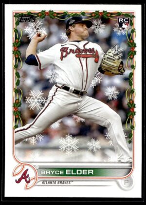 2022 Topps Holiday Atlanta Braves #HW111 Bryce Elder RC Rookie