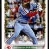 2022 Topps Holiday Philadelphia Phillies #HW66 Brandon Marsh RC Rookie
