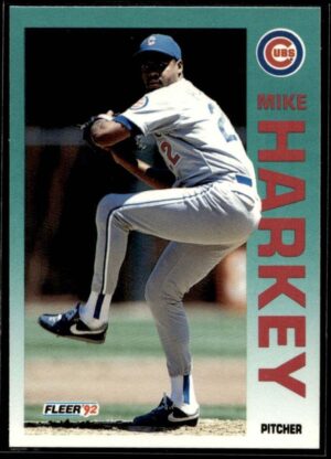 1992 Fleer Chicago Cubs #382 Mike Harkey