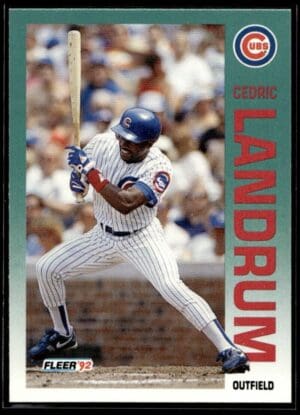 1992 Fleer Chicago Cubs #385 Cedric Landrum