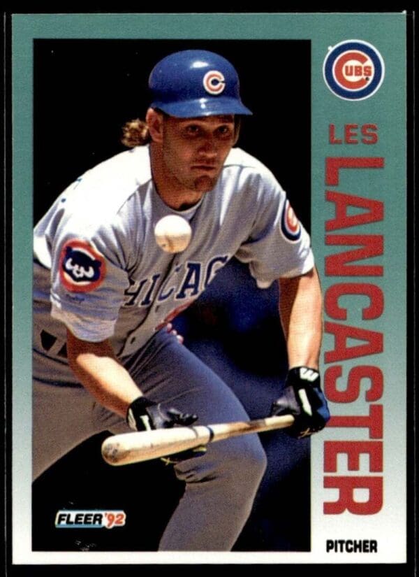 1992 Fleer Chicago Cubs #384 Les Lancaster