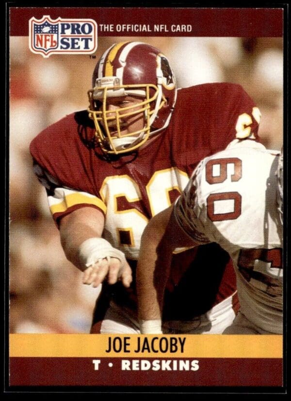 1990 Pro Set Super Bowl 160 Washington Redskins #664 Joe Jacoby
