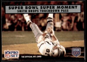 1990 Pro Set Super Bowl 160 Smith Drops Touchdown Pass #144 Super Bowl