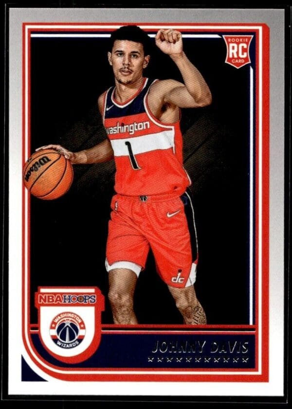 2022 NBA Hoops Washington Wizards #240 Johnny Davis RC Rookie