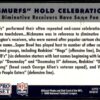 1990 Pro Set Super Bowl 160 Smurfs Hold Celebration #148 Super Bowl