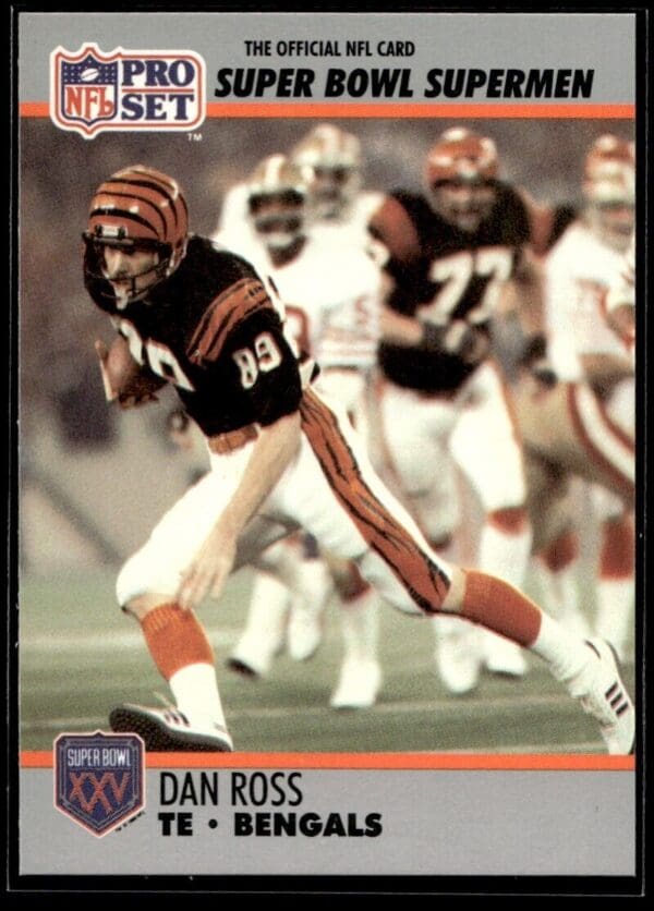 1990 Pro Set Super Bowl 160 Cincinnati Bengals #55 Dan Ross