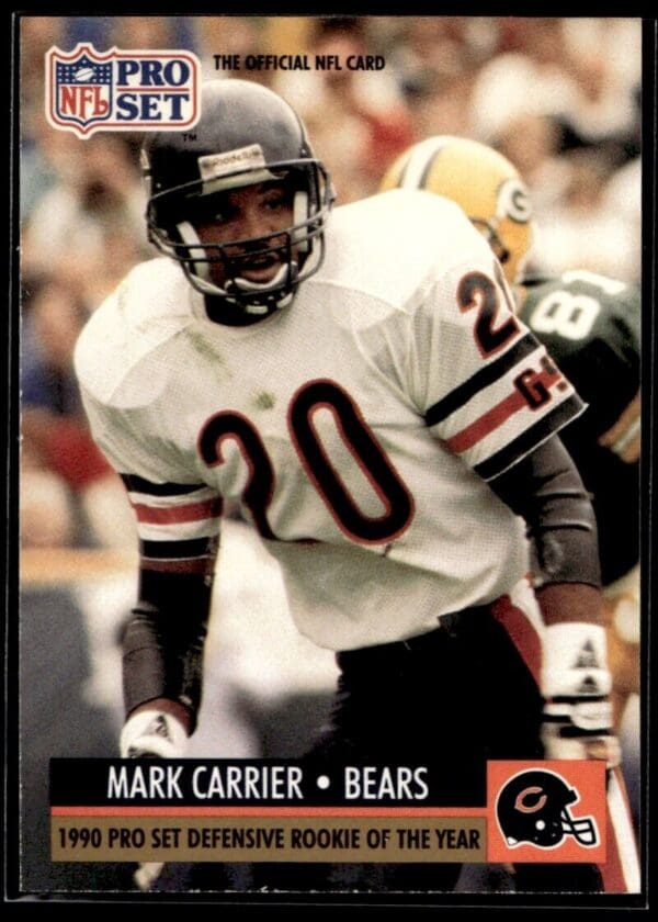 1991 Pro Set Chicago Bears #1A Mark Carrier